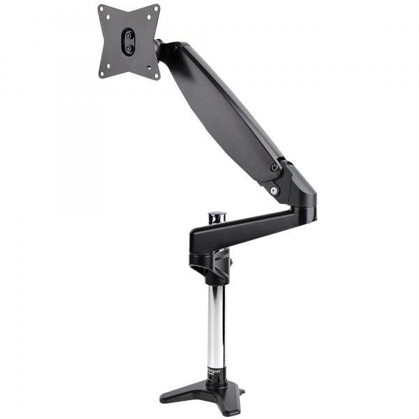 StarTech.com Supporto per Monitor da Scrivania - Braccio per monitor VESA fino a 32 o 49 Ultrawide 8kg - Staffa porta Monitor Singolo - Snodato - Altezza Regolabile - Montaggio Morsetto a C o Vite Pa