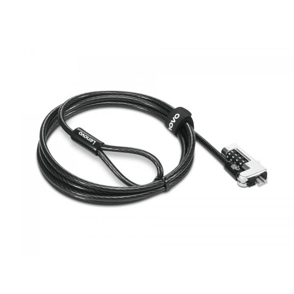 Lenovo 4XE1F30278 cavo di sicurezza Nero 1,8 m (Lenovo Cable lock 1.8m)