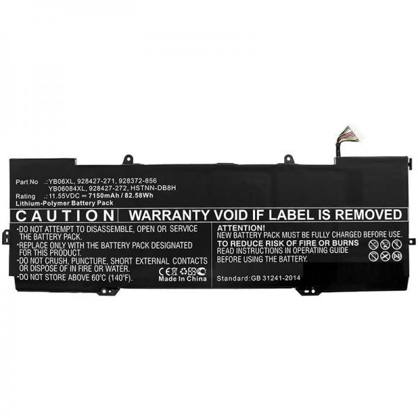 CoreParts MBXHP-BA0220 ricambio per laptop Batteria (Laptop Battery for HP 79.00Wh - 11.55V 6840mAh 79WH Li-ion - 11.55V 6.84Ah Spectre X360 15-CH000NA, Spectre X360 15-CH000NB, Spectre X360 - Warran
