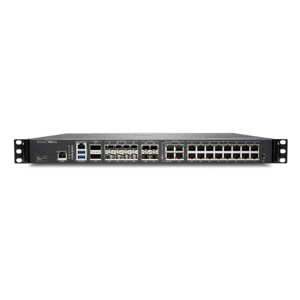 SonicWall NSSP 10700 firewall [hardware] 1U 42 Gbit/s (SonicWall NSsp 10700 - Apparecchiatura di sicurezza - 5GbE, 2.5GbE, 40GbE, 100GbE, 25GbE - 1U - montabile in rack)