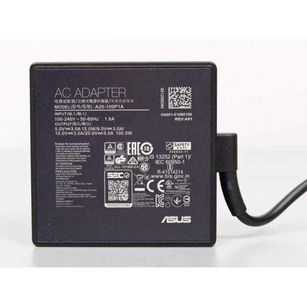 ASUS 0A001-01090100 adattatore e invertitore Interno 100 W Nero (Adapter TYPE-C PD Charging - Warranty: 3M)