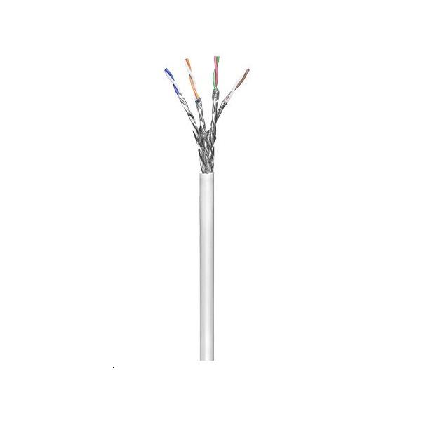 Microconnect KAB017-100 cavo di rete Bianco 100 m Cat6 S/FTP [S-STP] (S/FTP CAT6 100m White, PVC - Solid, AWG 23/1, CCA - Non-terminated data-/install. cable for proccessing and installation with LSA