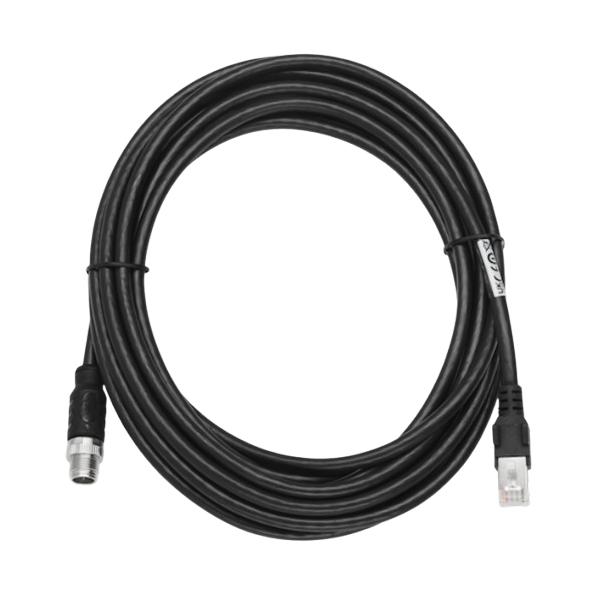 Zebra CBL-ENT00500-M1200 cavo di rete Nero 5 m (CABLE ETHERNET 5M X-CODED M12 - TO RJ45 STANDARD FLEX)