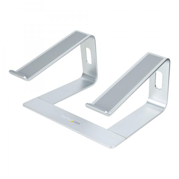 StarTech.com Supporto per PC Portatile da Scrivania in Alluminio/Argento supporta fino a 5 kg, Rialzo Ergonomico per Laptop, Supporto Portatile per Notebook Macbook Air/Pro, Dell XPS, Lenovo (LAPTOP