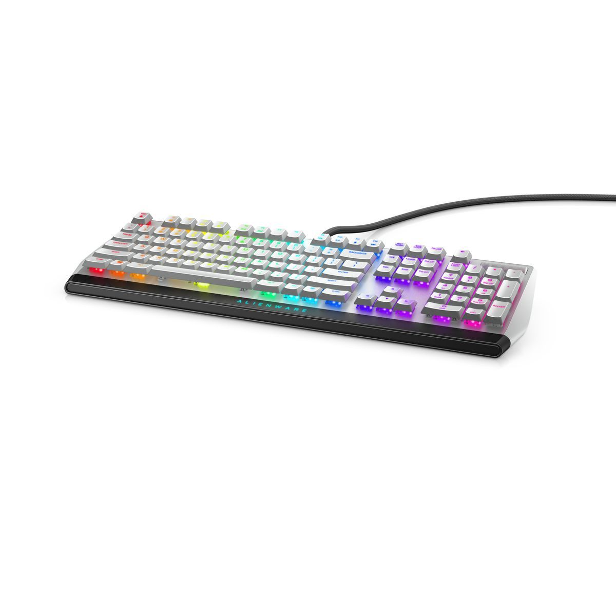 Alienware AW510K tastiera USB Nero, Bianco (AW510K ALIENWARE 510K LOW-PROF - RGB MECHANICAL - [LUNAR LIGHT]) - Versione UK