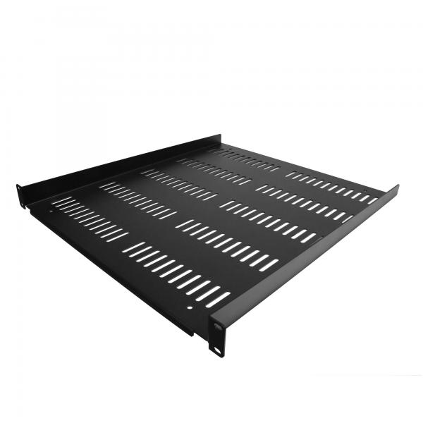 StarTech.com Mensola Rack 19 1U - Ripiano Ventilato per Armadio Rack 19 pollici a sbalzo per Dispositivi e Apparecchiature di rete non installabili a Rack; Struttura resistente fino a 25kg, Profondit