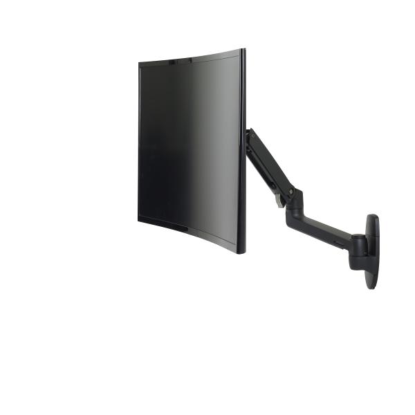 Ergotron LX Series LX Wall Monitor Arm 86,4 cm [34] Parete Nero (LX WALL MOUNT LCD ARM MATTE - BLACK)