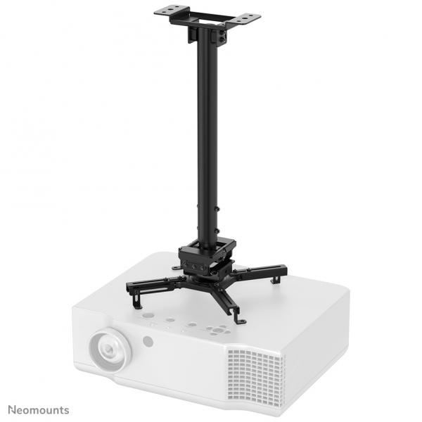 Neomounts CL25-540BL1 Supporto a soffitto beamer - alt. 60,5-90,5 cm - montaggio facile - mobilità completa (Neomounts CL25-540BL1 Beamer ceiling mount - max 35 kg - h 60;5-90;5 cm - Easy Install-mod