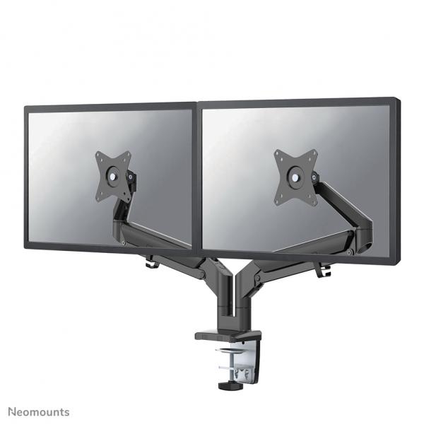 Neomounts DS70-810BL2 Braccio per monitor 17-32 - molla a gas - salvaspazio - 180°-stop (Neomounts DS70-810BL2 Dual monitor arm - 17-32 - 1-9 kg/screen - gas spring - 180 [5Years warranty])