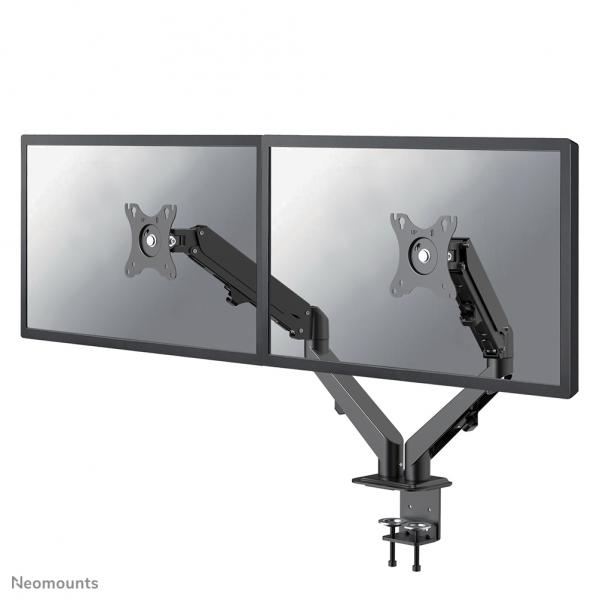 Neomounts DS70-700BL2 Braccio per monitor 17-27 - molla a gas (Neomounts DS70-700BL2 Dual monitor arm - 17-27 - 2-7 kg/screen - gas spring - black [5Years warranty])
