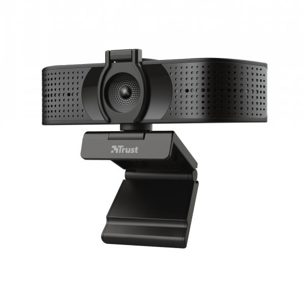 Trust Teza webcam 3840 x 2160 Pixel USB 2.0 Nero ([On promo JUNE] TRUST TEZA 4K Ultra HD Webcam 24280)