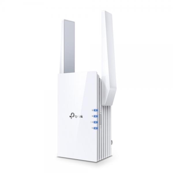 TP-Link RE705X moltiplicatore di rete Ricevitore e trasmettitore di rete Bianco (TP-Link RE705X V1 - Wi-Fi range extender - 1GbE - Wi-Fi 6 - 2.4 GHz, 5 GHz)