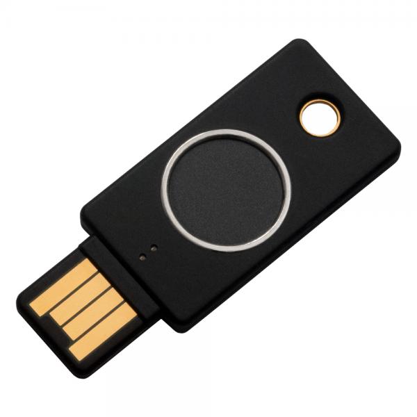 Bio - FIDO Edition, USB-A - Yubico YubiKey Bio FIDO - Edition, Windows, macOS, Chrome OS, Linux, Black, Google account,Microsoft - Warranty: 12M