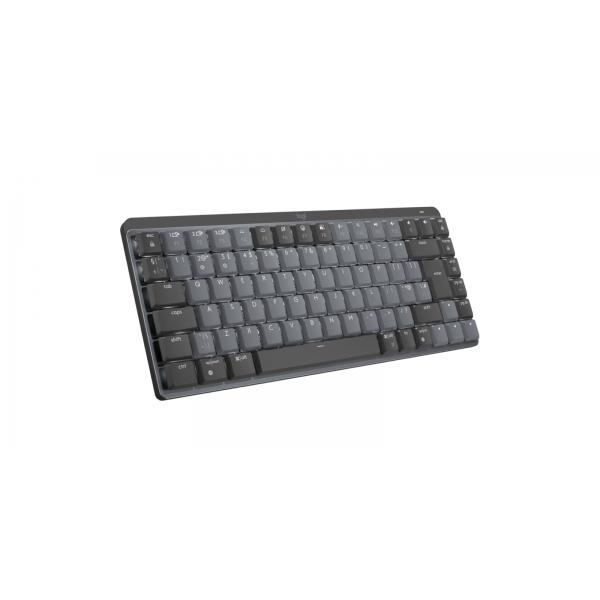 Logitech 920-010779 tastiera Ufficio RF senza fili + Bluetooth QWERTY Inglese UK Grafite (MX MECH. MINI WRLS ILLUM. KEYB - - GRAPHITE - UK - EMEA) - Versione Tedesca