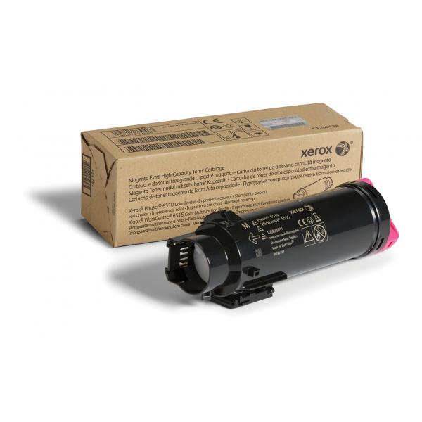 Xerox Cartuccia toner Magenta a Altissima capacità da 4300 Pagine per Phaser® 6510, WorkCentre® 6515 [106R03691] (MAGENTA EXTRA HIGH CAP TONER - /F WC6515/PHASER6510[4500 PAGES])