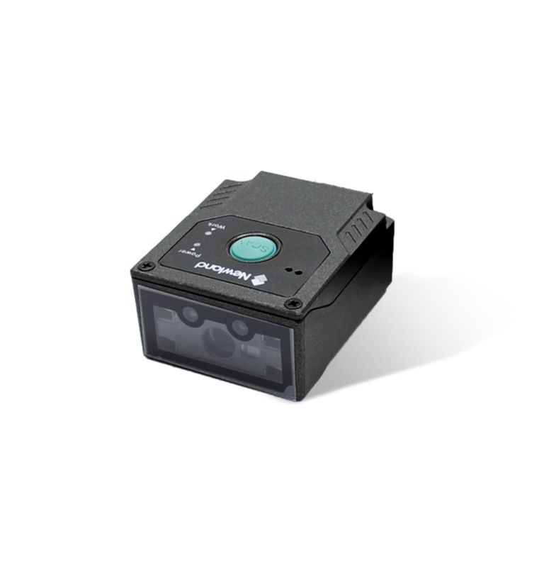 Newland FM430 Barracuda Lettore di codici a barre fisso 1D/2D CMOS Nero (2D Mega Pixel Fixed Mounted - Reader with 2 mtr. USB - extension cable, Laser Aimer, white light & IR sensor. [Barracuda] with