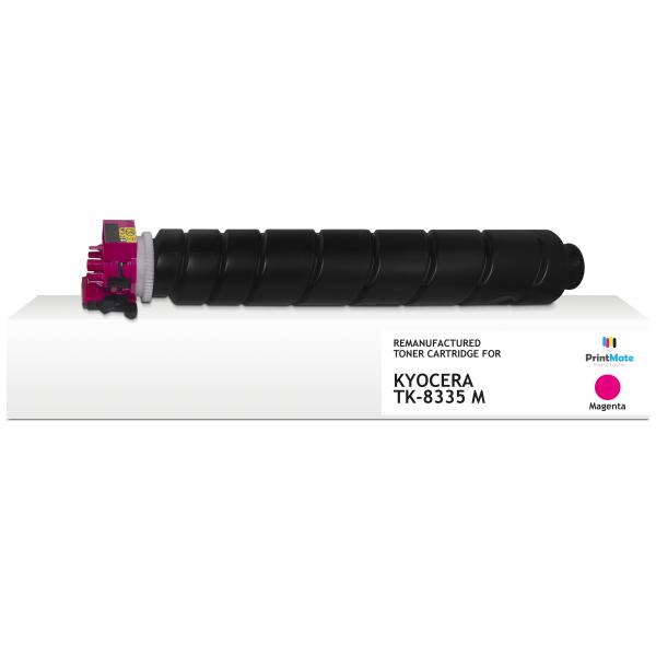 PrintMate K40213F6 cartuccia toner 1 pz Compatibile Magenta (REMANUFACTURED MAGENTA TONER TK-8335M 12000P YIELD)