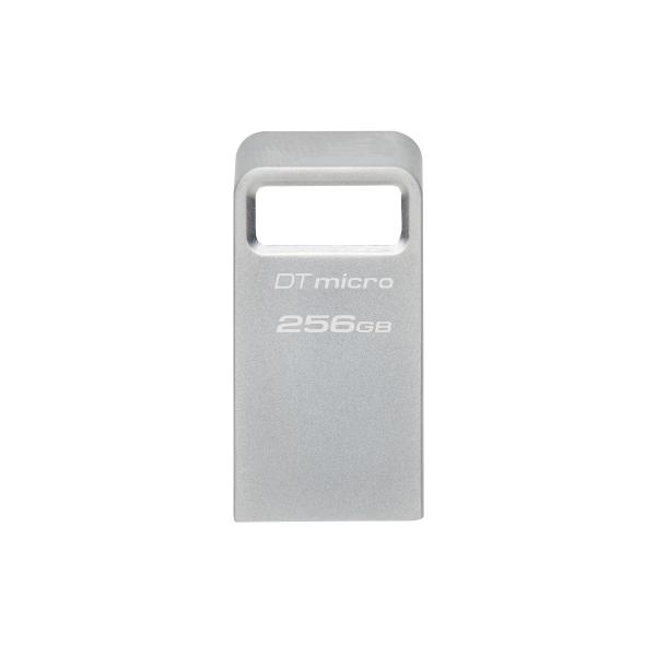 Kingston Technology DataTraveler 256GB Micro 200MB/s Metal USB 3.2 Gen 1 (256GB DT MICRO USB 3.2 200MB/S - METAL GEN 1)