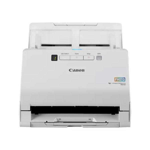 Canon RS40 Scanner a foglio 600 x 600 DPI Bianco (Canon imageFORMULA RS40 - Document scanner - CMOS / CIS - Duplex - 216 x 3000 mm - 600 dpi x 600 dpi - up to 40 ppm [mono] / up to 30 ppm [colour] -
