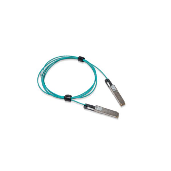 Nvidia MFS1S00-H005V cavo InfiniBand e in fibra ottica 5 m QSFP56 Nero, Blu (NVIDIA 200GBase-AOC direkte p?s?tnings)