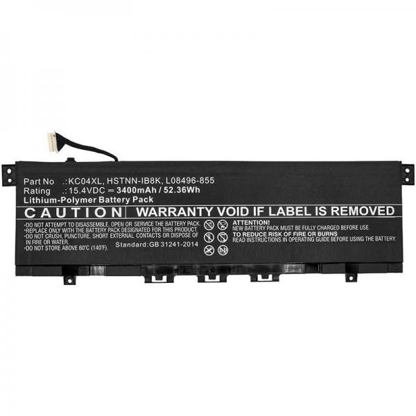 CoreParts MBXHP-BA0210 ricambio per laptop Batteria (Laptop Battery for HP 50.16Wh - 15.2V 3300mAh 52Wh Li-Pol - 15.4V 3400mAh, HP Envy 13 Ah0001nk, Envy 13-ag0005ng, ENVY x360 - Warranty: 12M)