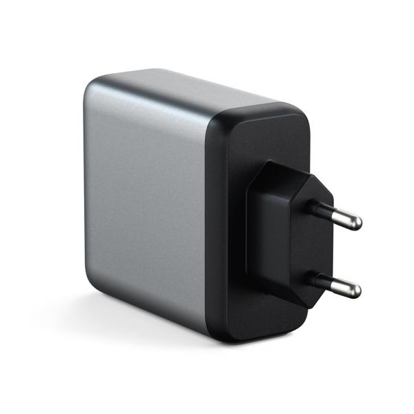 Satechi ST-UC100WSM Computer portatile, Smartphone AC Ricarica rapida Interno (Satechi 100W USB-C PD Wall Charger EU)