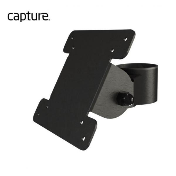 Capture SNS-V200 kit di fissaggio Nero Acciaio (Pole Mount, VESA 75/100 - The Capture Pole Mount kit - enables you to improve your existing POS installation. Quick and easy - Warranty: 24M)