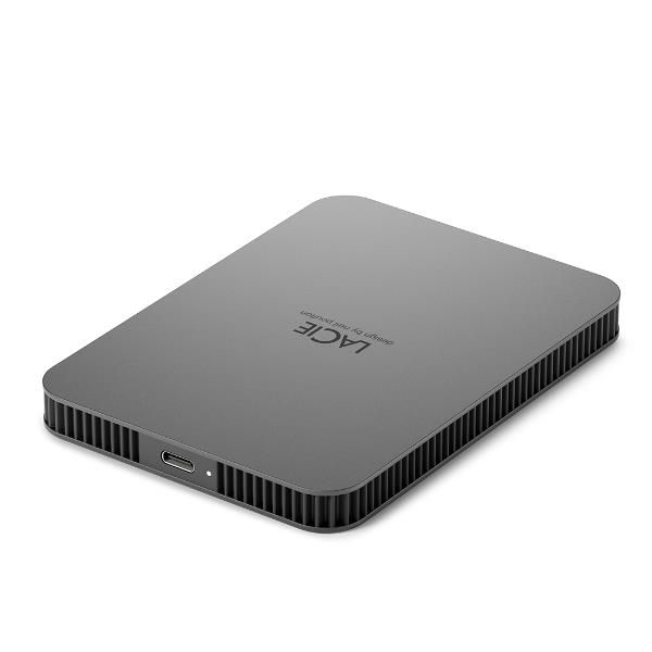 Seagate Lacie Mobile Drive disco rigido esterno 1 TB USB tipo-C 3.2 Gen 1 [3.1 Gen 1] Argento (LACIE MOBILE DRIVE 1 TB USB 3.1 - USB TYPE C MOON SILVER W/RESCUE)