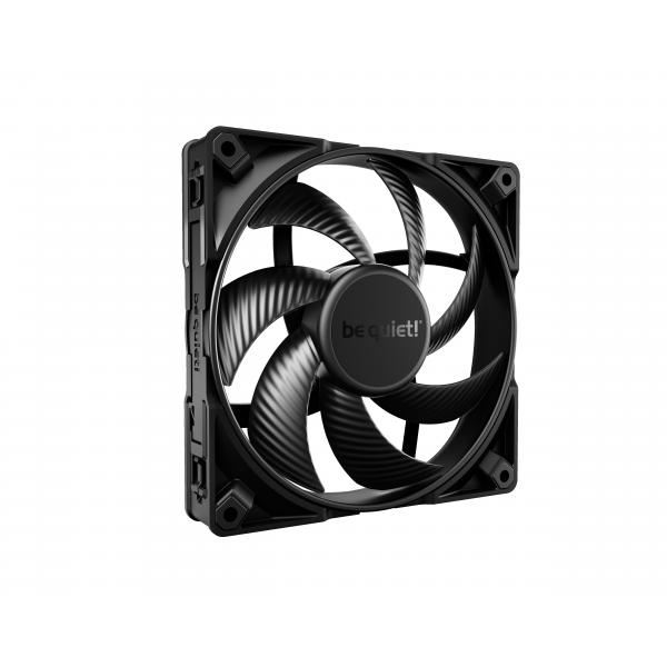 be quiet! SILENT WINGS PRO 4 § 140mm PWM Case per computer Ventilatore 14 cm Nero 1 pz (be quiet! Silent Wings Pro 4 PWM Black Fan, 140mm, 2400RPM, 4-Pin PWM Fan Connector, Black Frame, Black Blades,
