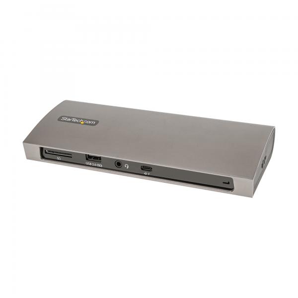 StarTech.com Dock Thunderbolt 4, Power Delivery 96W, Dual Monitor 4K 60Hz/Single Monitor 8K, 3xTB4/Porte USB4, 4xUSB-A, SD, GbE, Docking Station Thunderbolt 4 per Windows o TB3 per MacBook, Cavo da 0