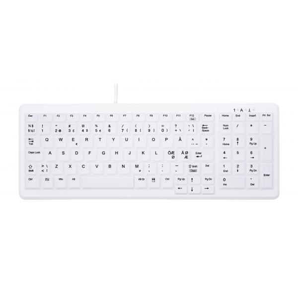 Contour Design AK-C7000 tastiera Medico USB QWERTY Nordic Bianco (CHERRY AK-C7000F-UVS-W/NOR)