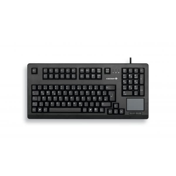 CHERRY TouchBoard G80-11900 tastiera Ufficio USB QWERTY Nordic Nero (CHERRY G80-11900 TOUCHBOARD - PAN-NORDIC) - Versione Tedesca