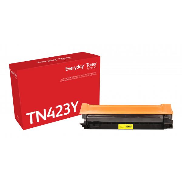 Toner Everyday™ di Xerox Giallo compatibile con Brother TN-423Y, Alta capacità (EVERYDAY YELLOW TONER - COMPATIBLE WITH TN-421Y HIGH CAP)