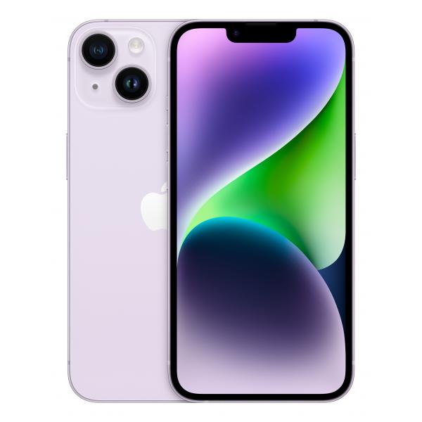 Apple iPhone 14 15,5 cm [6.1] Doppia SIM iOS 17 5G 512 GB Viola (IPHONE 14 PURPLE - 5G 512GB A15 IOS15)