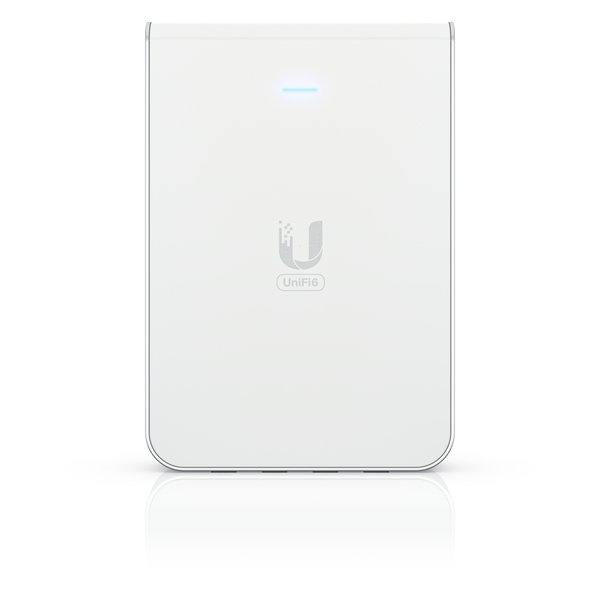 Ubiquiti Unifi 6 In-Wall 4800 Mbit/s Bianco Supporto Power over Ethernet [PoE] (Ubiquiti Access-Point UniFi U6-IW In-Wall 802.11ax [ohne PoE-Adapter] Ohne/without PoE Adapter)