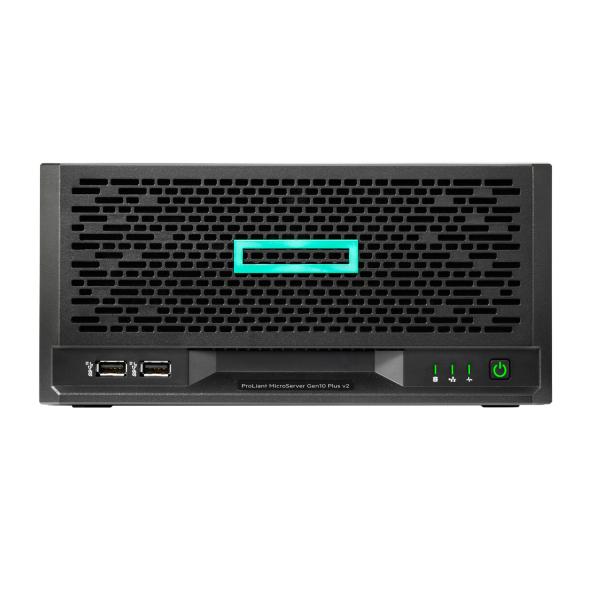 HPE ProLiant MicroServer Gen10+ v2 server 0 GB Ultra Micro Tower Intel® Xeon® E-2314 2,8 GHz 16 GB DDR4-SDRAM 180 W (MicroServer G10plus+ v2 4LFF-NHP E-2314 16B 180W)