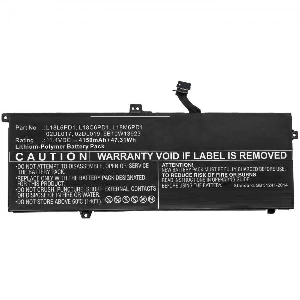 CoreParts MBXLE-BA0281 ricambio per laptop Batteria (Laptop Battery for Lenovo - 44.46Wh 11.4V 3900mAh 44.5Wh - Li-Pol 11.4V 3900mAh Black for Lenovo Notebook, Laptop ThinkPad X390, ThinkPad - Warran
