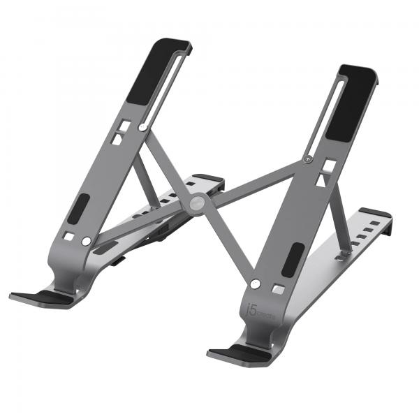 j5create JTS223-N Supporto per laptop con hub a 4 porte USB™ (J5CREATE LAPTOP STAND WITH USB 4-PT HUB)