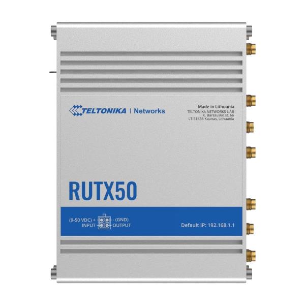 Teltonika RUTX50 Router di rete cellulare (TELTONIKA RUTX50 Industrial 5G Cellular [UK PSU])