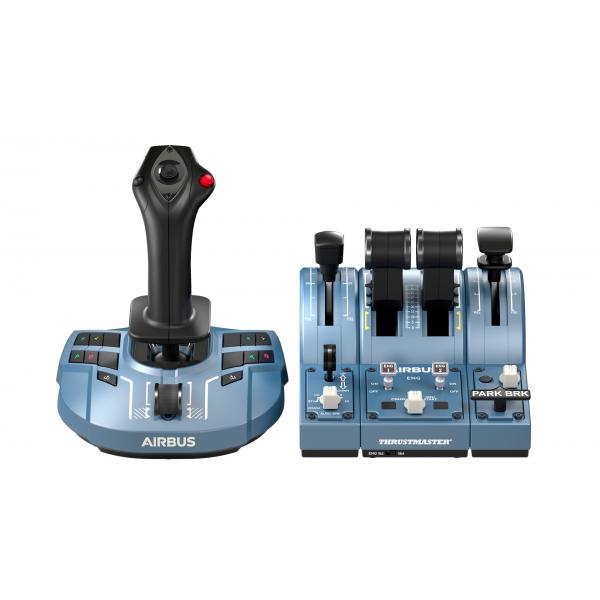 Thrustmaster TCA Captain Pack X Airbus Edition Nero, Grigio USB Joystick + leva di controllo del motore Analogico PC, Xbox (Thrustmaster TCA Captain Gaming Joystick/Throttle)