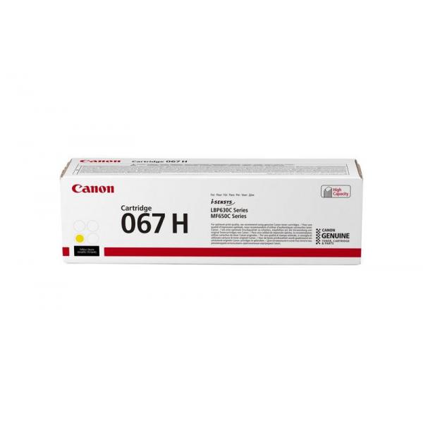 Canon 067H cartuccia toner 1 pz Originale Giallo (CARTRIDGE 067 H Y - )