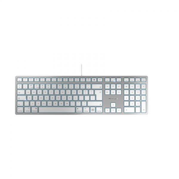 CHERRY KC 6000C FOR MAC tastiera Universale USB QWERTY Inglese Argento (KC 6000 C FOR MAC KEYBOARD - CORDED SILVER UK-ENGLISH) - Versione UK