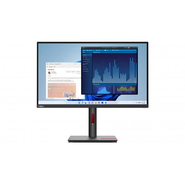 Lenovo ThinkVision T27p-30 Monitor PC 68,6 cm [27] 3840 x 2160 Pixel 4K Ultra HD LED Nero (Thinkvision T27P-30 68.6 Cm - [27] 3840 X 2160 Pixels 4K - Ultra Hd Led Black - Warranty: 12M)