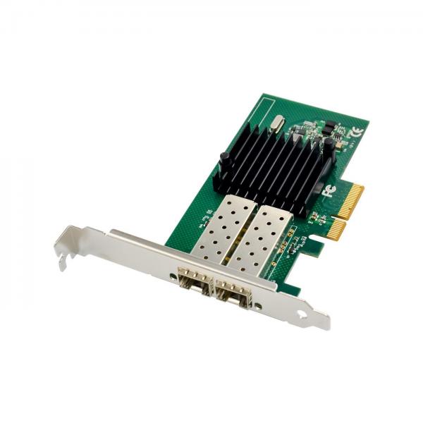 Microconnect MC-PCIE-I350AM2 scheda di rete e adattatore Interno Fibra 1000 Mbit/s (2 port 1G Fiber Network Card - Main Chip : Intel I350 AM2, - Full-height end bracket / Low-profile end bracket - Wa