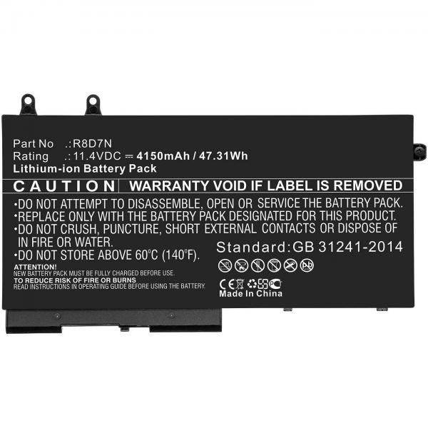 CoreParts MBXDE-BA0243 ricambio per laptop Batteria (Laptop Battery for Dell - 45.60Wh 11.4V 4000mAh 45.6Wh - Li-ion 11.4V 4000mAh for DELL Precision 15 3540 - Warranty: 12M)
