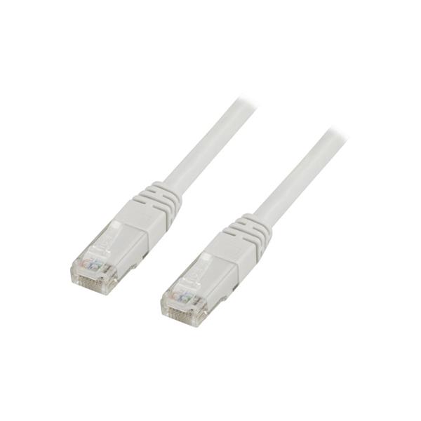 Deltaco TP-635V cavo di rete Bianco 3,5 m Cat6 U/UTP [UTP] (DELTACO TP-635V - patchkabel - 35 m -)