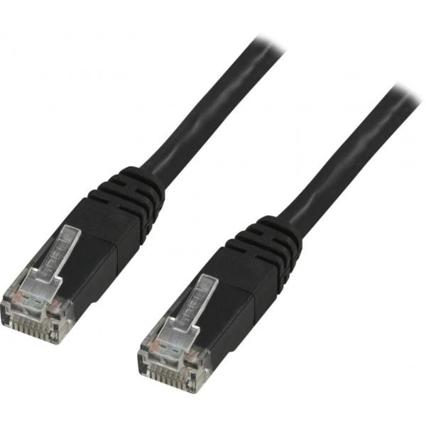 Deltaco TP-635S cavo di rete Nero 3,5 m Cat6 U/UTP [UTP] (DELTACO TP-635S - patchkabel - 35 m -)