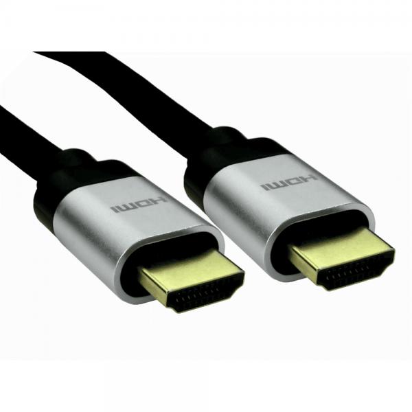 Cables Direct CDLHD8K-10SLV cavo HDMI 10 m HDMI tipo A [Standard] Nero, Argento (10m 8K HDMI Cable - Silver Connectors)