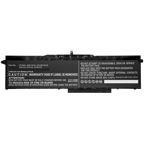 CoreParts MBXDE-BA0202 ricambio per laptop Batteria (Laptop Battery for Dell - 99.33Wh 11.55V 8600mAh - Warranty: 12M)