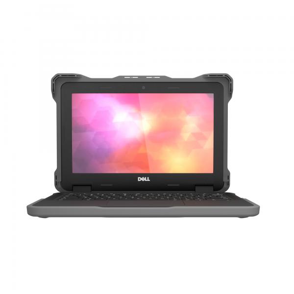 MAXCases Extreme Shell-F 29,5 cm [11.6] (Extreme Shell-F Slide [ESL] Case for Dell 3120 and 3140 Windows Clamshell 11.6in [Grey/Clear])